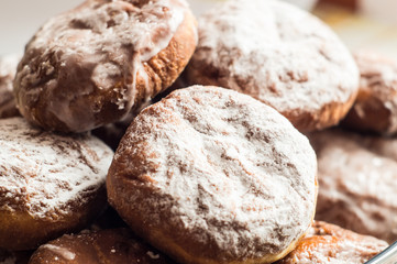 traditional polish donuts called pączki