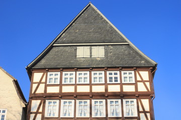 Fototapeta na wymiar Fachwerkhaus in Homberg (Efze)