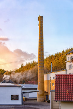 Chimney of a brewery