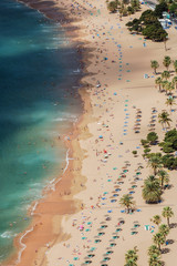 Przepiękna plaża Teresitas na Teneryfie
 - obrazy, fototapety, plakaty