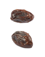 Dried date fruit isolated