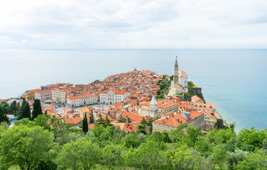 Fototapeta premium Panorama of old town