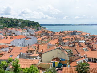Fototapeta na wymiar Panorama of old town