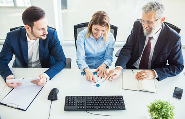 Fototapeta premium Business meeting.