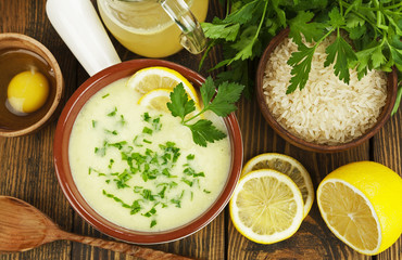 Greek lemon soup