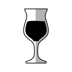 glass cup drink beverage vector illustration eps 10
