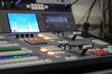 Video and audio Control Mixing Desk, Television Broadcasting