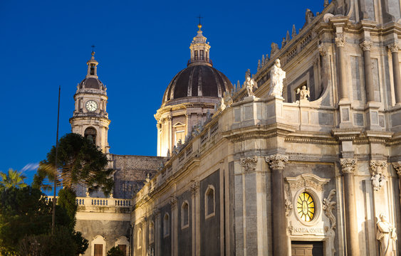 View of Catania cathedral