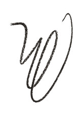 Black color Cosmetic pencil strokes on background