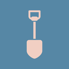 flat icon agriculture shovel