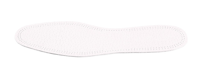 Single shoe insole isolated