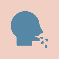 sick person coughs, various symptoms of Tuberculosis wet cough