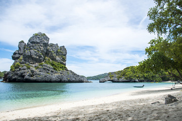 Fototapeta premium Thailand Beautiful paradise Beach green blue Ang Thong National Marine Park