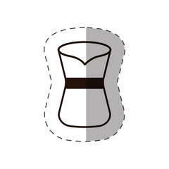 Fototapeta premium coffee pot front view vector illustration eps 10