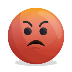 face emoticon character icon vector illustration design