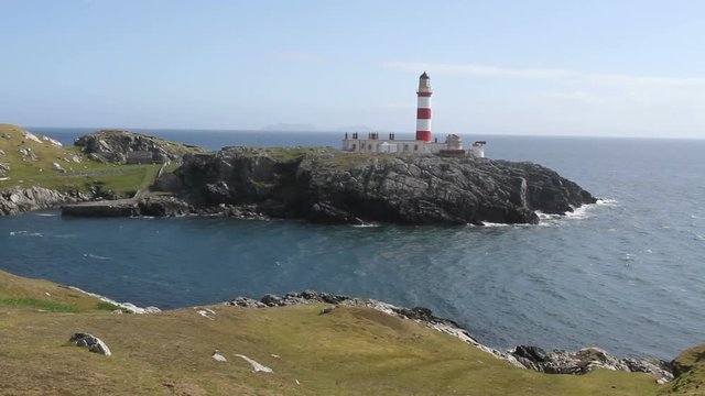 Eilean Glas lighthouse Isle of Scalpay Scotland