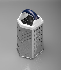 Vegetable grater with plastic stainless steel