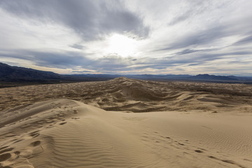 Fototapeta na wymiar Kelso Dunes in Mojave National Preserve