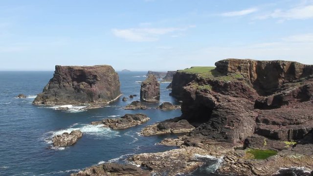 Coast of Eshaness Northmavine Shetland Scotland
