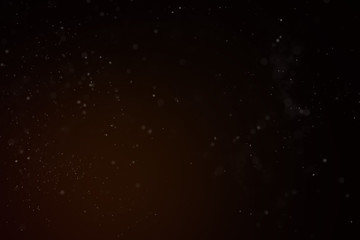Abstract Dust Particle Background with Light Leak with Narrow Depth of Field