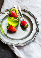 Organic fruit dessert