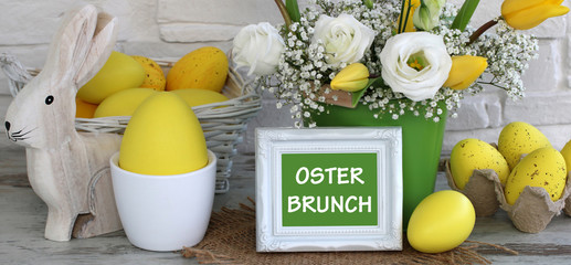 Fototapeta premium Oster-Brunch