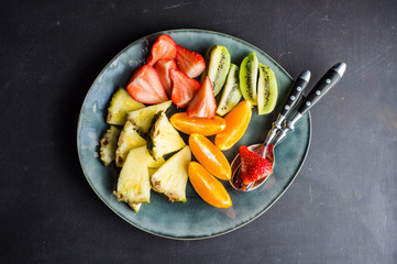 Organic fruit dessert