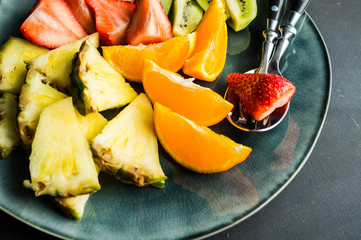 Organic fruit dessert