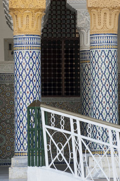 dettaglio architettonico della Moschea di Sidi Abdusalam a Ziltan in Libia
