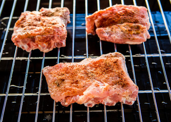 pork ribs before roast