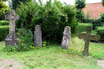 Ein alter Friedhof an der Ostsee