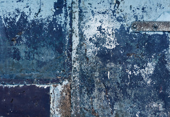 Color weathered metal wall texture.