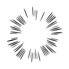 Comic speed lines background