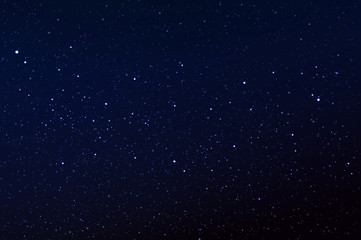Night sky with the star
