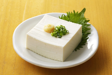 冷奴　Japanese cold tofu