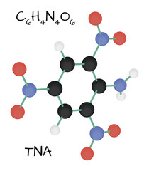 molecule C6H4N4O6 TNA Picramide