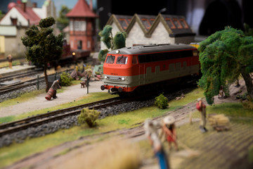 Obraz premium Railway miniature