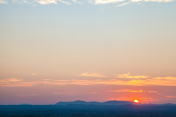 Fototapeta na wymiar Beautiful sunrise morning | Natural outdoor photography | New day