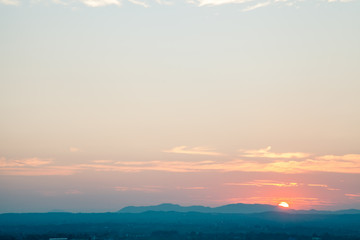 Fototapeta na wymiar Beautiful sunrise morning | Natural outdoor photography | New day