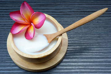 Yogurt natural spa treatments for skin.