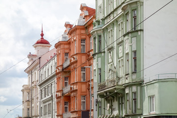 Fototapeta premium Old Town ancient architecture in Prague, Czech Republic