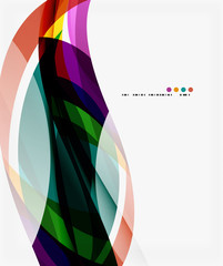 Vector silk wave background