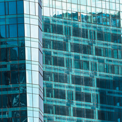 Fototapeta na wymiar Close-Up Of Modern Office Buildings,Shenzhen,China.