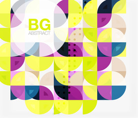 Obraz premium Vector geometric circle abstract background