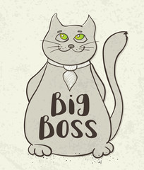 Cartoon cat character