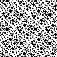 Endless background with clover