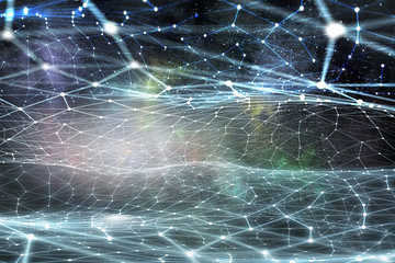 Modern technologies for connection . Mixed media