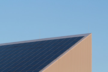 solar panel on the roof