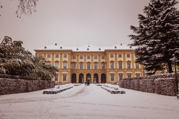 Winterstimmung in Palais Lichtenstein, Wien