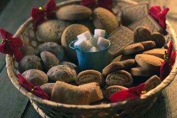 small bucket with sugar